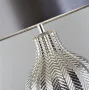 Настольная лампа Searchlight Chevron 33x52 см Хром (SeEU3452SM)