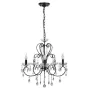 Люстра Candellux Aurora 57x100 см Черно-прозрачный (35-73730)
