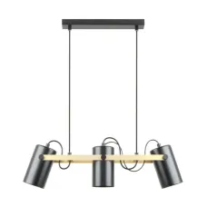 Люстра Zuma Line Resi 60x11.5x138.2 см Чорний (ZuA8162-3A)