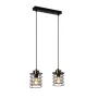 Люстра Candellux Glob 37x100 см Мідно-чорний (32-00361)