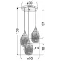 Люстра Candellux Marina 35x125 см Хром (33-60181)