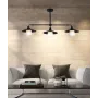Люстра Candellux Loft 98x55 см Чорний (33-43115)