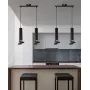 Люстра Candellux Tuba 30x100 см Чорний (32-78650)