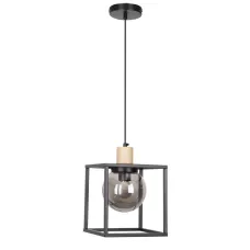 Люстра Candellux Retro 19x100 см Коричнево-чорний (31-00743)