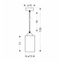 Люстра Candellux Bistro 10x100 см Чорний (31-00569)