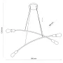 Люстра TK Lighting Helix 90x125 см Золотисто-білий (TK5622)