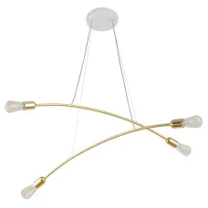 Люстра TK Lighting Helix 90x125 см Золотисто-білий (TK5622) Люстра TK Lighting Helix 90x125 см Золотисто-білий (TK5622)