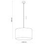 Люстра TK Lighting Moreno 50x120 см Чорний (TK4990)