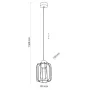 Люстра TK Lighting Galaxy 15x158 см Золотистий (TK4714)