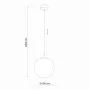 Люстра TK Lighting Cadix 30x220 см Золотистий (TK4610)