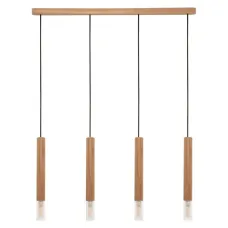 Люстра Zuma Line Madera 75x180 см Бежевий (Zu8620403)