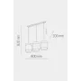 Люстра TK Lighting Boho 80x82 см Белый (TK6531)