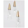 Люстра Nova Luce Kovac 25x180 см Прозоро-золотистий (Nova9160193)