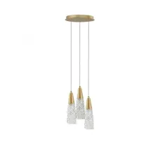 Люстра Nova Luce Kovac 25x180 см Прозоро-золотистий (Nova9160193)