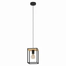 Люстра Eglo Libertad 18x18x110 см Бежево-чорний (EG99795) Люстра Eglo Libertad 18x18x110 см Бежево-чорний (EG99795)