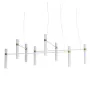 Люстра PikArt Tube Chandelier 200x48 см Біло-золотистий (5299-15)