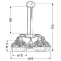 Люстра Candellux Cromina 55x140 см Чорний (35-57266)