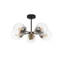 Люстра Candellux Lens 60x32 см Латунно-черный (35-01306)