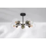 Люстра Candellux Lens 60x32 см Латунно-черный (35-01306)