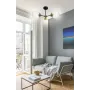 Люстра Candellux Lens 60x32 см Латунно-черный (33-01290)