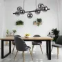 Люстра TK Lighting Estera 27x153 см Графітово-чорний (TK5666)