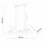 Люстра TK Lighting Estera 27x153 см Графітово-чорний (TK5666)