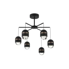 Люстра WunderLicht Ki5424 60x65 см Черно-бронзовый (KI5424-46)
