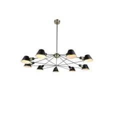 Люстра Laguna Lighting 426 120x100 см Чорно-латунний (42663-09)