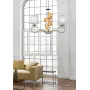 Люстра Candellux Denis 68x100 см Золотисто-сріблястий (33-23421)