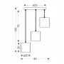 Люстра Candellux Atlanta 45x100 см Білий (33-00682)