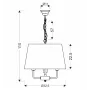 Люстра Candellux Pasteri 32.5x110 см Чорний (31-01351)