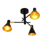 Люстра Candellux Less 48x26 см Черно-золотистый (33-70975)