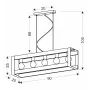 Люстра Candellux Varna 90x100 см Чорний (35-79282)