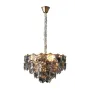 Кришталева люстра WunderLicht K5440 50x93 см Жовтий (K5440-48)