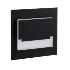 Світильник сходовий Kanlux Sabik 7.5x2.3x7.5 см Чорний (Kan29855)
