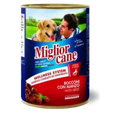 Влажный корм для взрослых собак Morando Migliorcane с говядиной 405 г (01120)