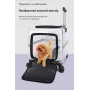 Контейнер-чемодан для переноски домашних питомцев CosmoPet CP-305 с колесиками 44х55х39 см Черный (3_06692)