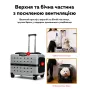 Контейнер-валіза для перенесення домашніх тварин CosmoPet CP-303 з коліщатками 44х55х39 см Сірий (3_06696)