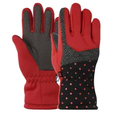 Рукавички лижні дитячі LUCKYLOONG C-1213 L-XL Чорно-червоний (6864f05f3c489e1d7b7a1a03)