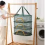 Сітка для сушіння риби та фруктів JBE SH7712113 60х60х40 см 3 рівні Зелений