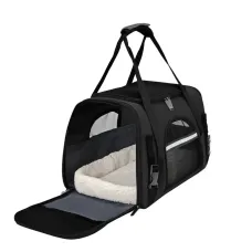 Сумка-переноска для домашних животных Pet Pro 44x25x28 см Черный (IBA020B1)