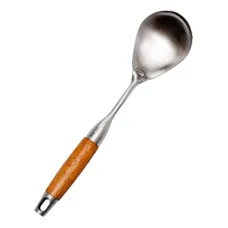 Ложка для рису YIWU Generous 32,5х7,5 см Коричнево-сріблястий (HP-8-42)