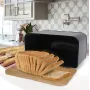 Хлібниця Maestro MR-1770 35х21х21 см Чорний (2104618635)