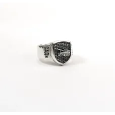 Печатка Самохідний Артилерійський Дивізіон 5 ошбр Maxi Silver 9546 SE 21.0 Чорно-сріблястий
