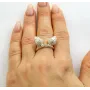 Кільце жолуді Maxi Silver 8384 SE 16.5 Сріблястий