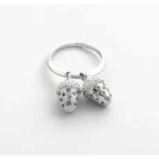 Кільце жолуді Maxi Silver 8384 SE 17.5 Сріблястий
