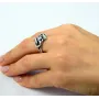 Кільце змія Maxi Silver 6266 SE 18.0 Сріблястий