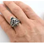 Кольцо в виде черепа Maxi Silver 5618 SE 19.0 Черно-серебристый