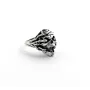 Кольцо в виде черепа Maxi Silver 5618 SE 20.0 Черно-серебристый