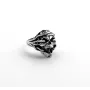 Кольцо в виде черепа Maxi Silver 5618 SE 20.0 Черно-серебристый
